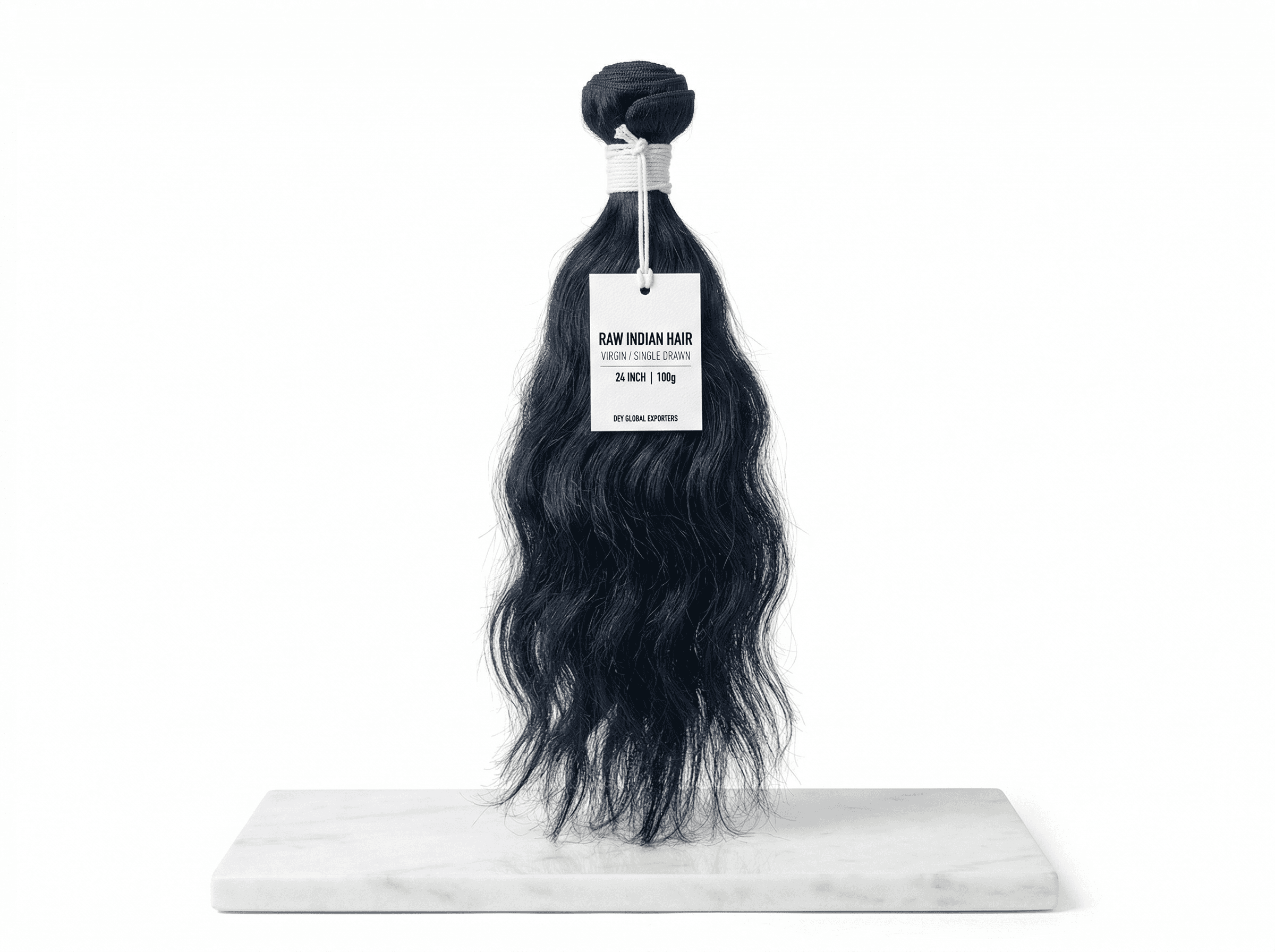 Single Drawn Hair A1 Quality — 12 to 42 inch wholesale export India