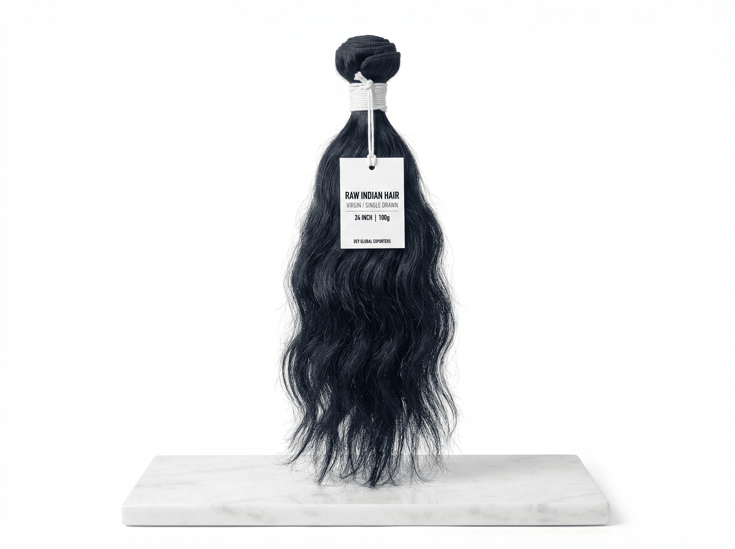 Single Drawn Hair A1 Quality — 12 to 42 inch wholesale export India